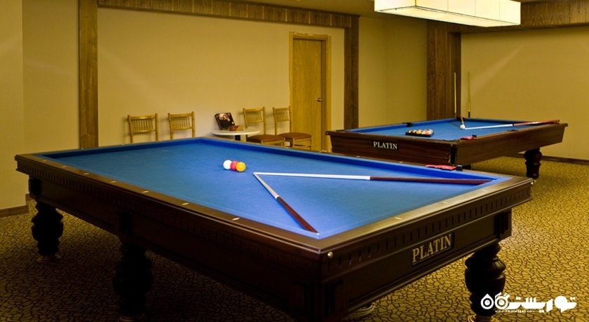 میز بیلیارد موجود در هتل